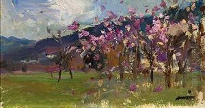 Arboles En Flor by Joaquin Miro