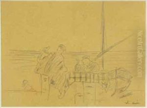 Playa Con Barca by Joaquin Miro
