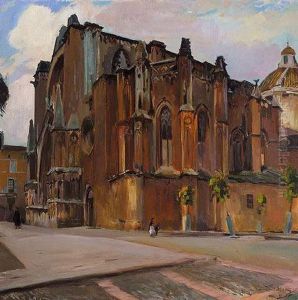 Cathedral Of Tarragona by Joaquin Miro