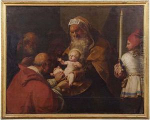 Circoncisione Di Gesu by Luigi Miradori Il Genovesino