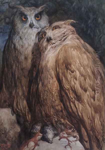 Two Owls - view 1