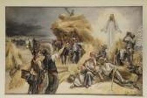 Jesus Ante Los Labriegos by Jose Miralles Darmanin