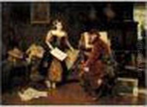 La Leccion De Musica (the Music Lesson) by Jose Miralles Darmanin