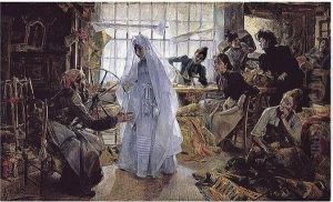 Taller De Costura (the Fitting At The Dress-maker's Workshop)