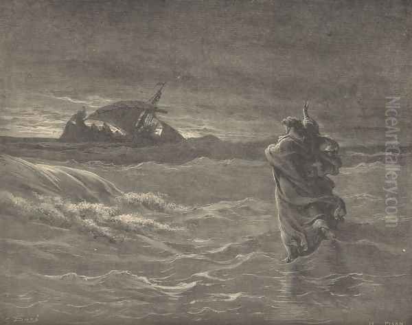 Jesus Walking On The Water - view 1