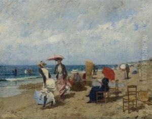 Summer On The Beach by Francisco Miralles Galup