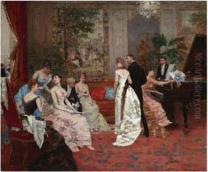 Fiesta Elegante (an Elegant Soiree) by Francisco Miralles Galup
