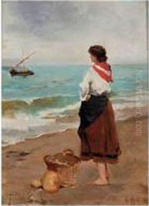 Fisherwomen by Francisco Miralles Galup