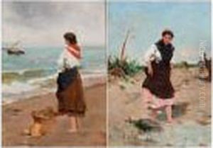 Fisherwomen by Francisco Miralles Galup