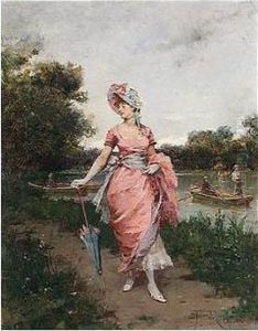 Un Paseo Por El Rio (a Walk By The River) by Francisco Miralles Galup