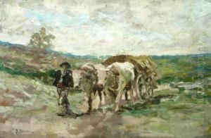 Cart With Oxen