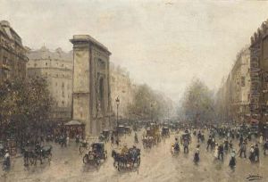 La Porte Saint-denis, Paris by Joaquin Miro