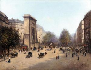 La Porte Saint-denis, Paris by Joaquin Miro