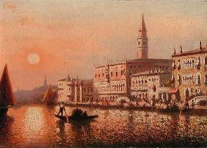 Atardecer En El Gran Canal. Vene- Cia. Atardecer En El Gran Canal. Vene- Cia.
