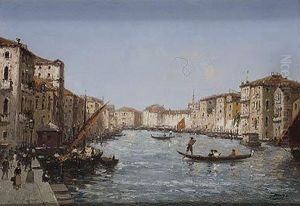 Canal Veneciano by Gaspar Miro Y Lleo
