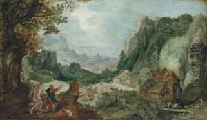 Landschaft Mit Tobias Und Dem Engel