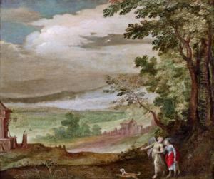 Paesaggio Con Tobia E L""""angelo