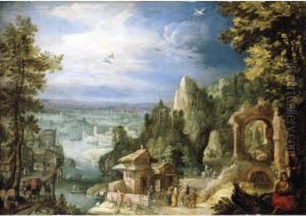 An Extensive Landscape With The Rest On The Flight Onto Egypt - view 1