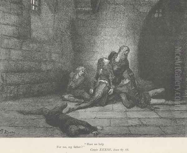 "Hast no help For me, my father?" (Canto XXXIII., lines 67-68) - view 1