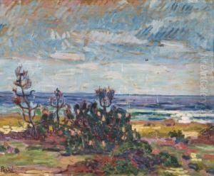 Paysage De Mediterranne by Jean Misceslas Peske