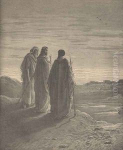 The Journey To Emmaus by Gustave Dore