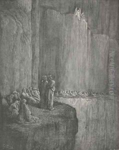 "He," answer'd I, "who standeth mute beside me. (Canto XIII., line 77)