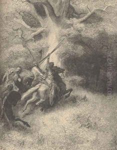 The Death Of Absalom by Gustave Dore