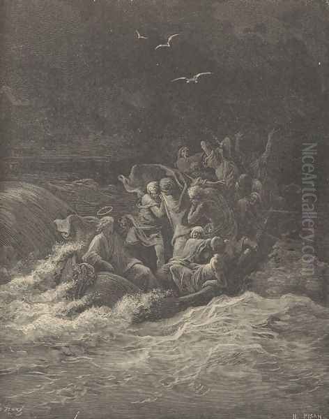 Christ Stilling The Tempest by Gustave Dore
