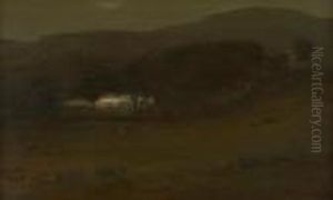 "falls Of Lorn" (gloaming) by John Campbell Mitchell