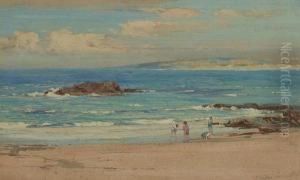 Children Paddling, Probably Argyll
