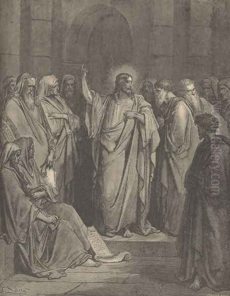 Christ In The Synagogue - view 1