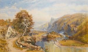 Tamar Manure Navigation Canal, 
The Gunnislake1862, From Chimney Rock, Devon; The Gunnislake Canal 1862 
Frommorwell View, Cornwall