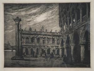 Scorcio Di Venezia by Giuseppe Miti-Zanetti
