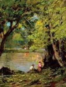 Lungo Il Fiume by Giuseppe Miti-Zanetti