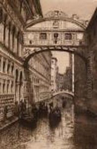 Ponte Dei Sospiri by Giuseppe Miti-Zanetti
