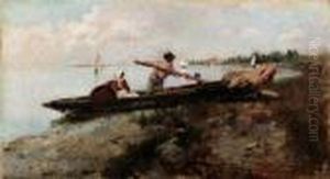 Partenza Dal Cavallino by Giuseppe Miti-Zanetti