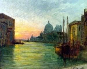 Venezia, Tramonto Sulla Punta Della Dogana