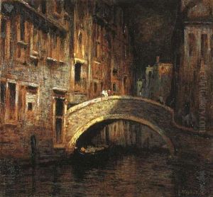 Venezia, Ponte Del Paradiso by Giuseppe Miti-Zanetti