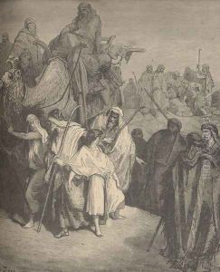 Joseph Sold Into Egypt by Gustave Dore