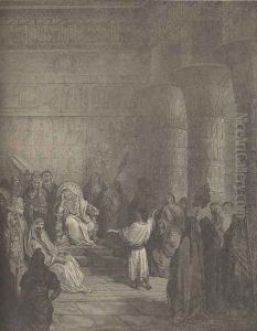 Joseph Interpreting Pharaoh's Dream by Gustave Dore