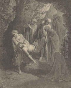The Burial Of Jesus by Gustave Dore