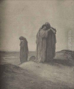 Naomi And Her Daughters-In-Law by Gustave Dore