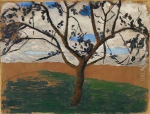 Apfelbaum Vor Hellem Himmel by Paula Modersohn-Becker