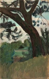 "landschaft Mit Fohre" by Paula Modersohn-Becker