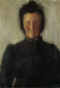 "brustbild Einer Alten Frau Mit Haube"