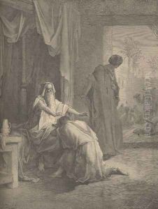 Isaac Blessing Jacob by Gustave Dore