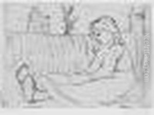 Sitzendes Kind by Paula Modersohn-Becker