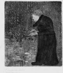Blinde Frau Im Walde by Paula Modersohn-Becker
