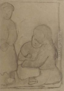 Three Figures by Paula Modersohn-Becker