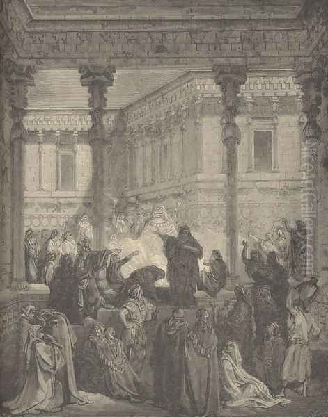 Daniel Confounding The Priests - view 1